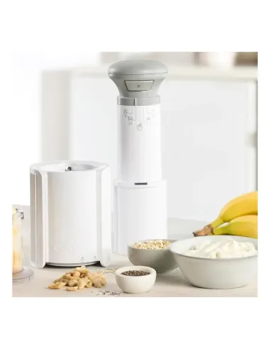 Máquina Para Hacer Helado Cuisinart 5 En 1 Prograbable Blanco