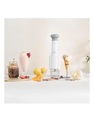 Máquina Para Hacer Helado Cuisinart 5 En 1 Prograbable Blanco