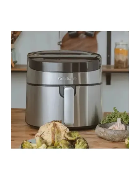 Freidora De Aire Cuisinart 7,2 L 1610 W 8 En 1 Pantalla Tactil Silver