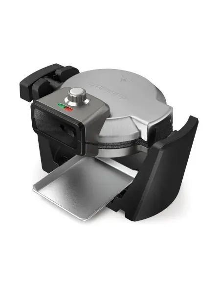 Waflera Cuisinart Estilo Belga 4 Secciones Redondo 1200 W 5 Funciones Antiadherente Acero Inox.