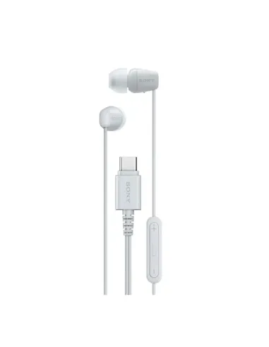 Audífonos Sony Alambrico 5 mm USB-C Microf. Integr. Blanco