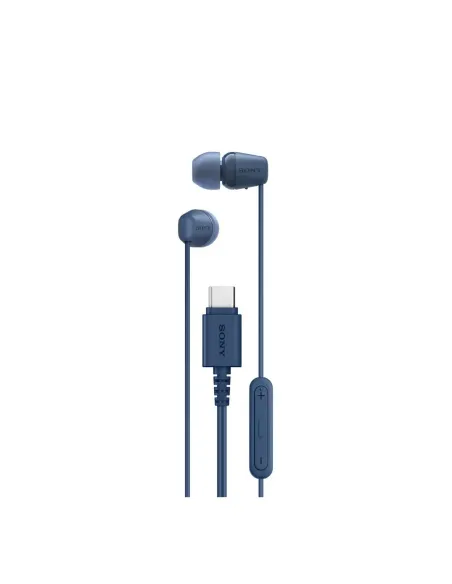 Audífonos Sony Alambrico 5 mm USB-C Microf. Integr. Azul
