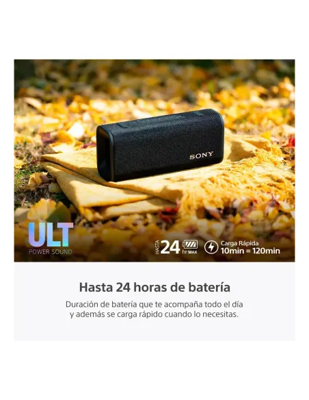 Parlante Sony Ult Field 3 Inalámbrico Ip66 Y Ip67 Bluethoo 5,2 Party Connect Negro