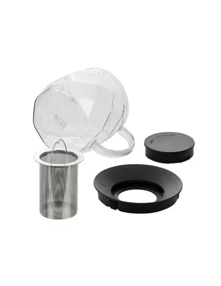 Tetera De Cristal Resto Filtro Inox Resistente Al Calor 1000 ml
