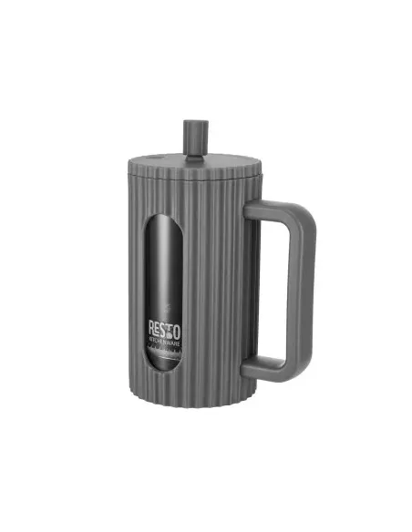Cafetera Resto Tipo Prensa Francesa 600 ml Filtro Inox Tapa Plástica