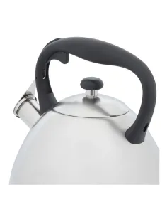 Tetera Clásica Resto Con Silbador 2.7 L Acero Inoxidable Induccion Blanca 2
