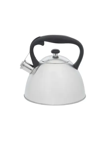 Tetera Clásica Resto Con Silbador 2.7 L Acero Inoxidable Induccion Blanca