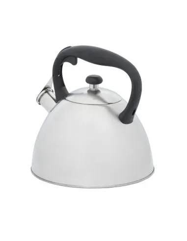 Tetera Clásica Resto Con Silbador 2.7 L Acero Inoxidable Induccion Blanca