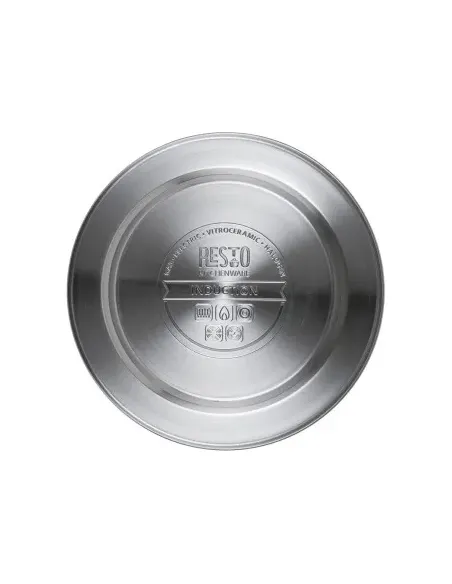 Tetera Clásica Resto Con Silbador 2.7 L Acero Inoxidable Induccion Blanca