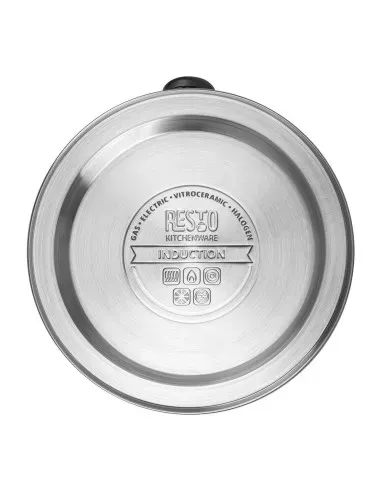 Tetera Clásica Resto Con Silbador 3.0 L Acero Inoxidable Induccion Negra