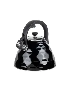 Tetera Clásica Resto Con Silbador 3.0 L Acero Inoxidable Induccion Negra