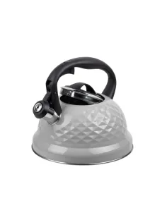 Tetera Clásica Resto Con Silbador 3.0 L Acero Inoxidable Induccion Gris 2