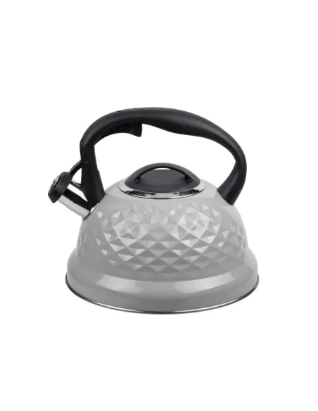 Tetera Clásica Resto Con Silbador 3.0 L Acero Inoxidable Induccion Gris