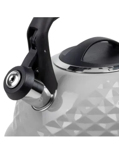 Tetera Clásica Resto Con Silbador 3.0 L Acero Inoxidable Induccion Gris