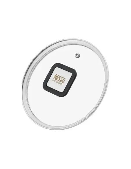 Olla Resto 5,8 L Asas Plegables-Tapa Vidrio Templado 24 cm Induccion Acero Inox