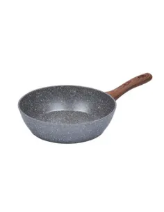 Sarten Resto Antiadh. Revest. Granito 26 cm Ancho 7.0 cm Alto Aluminio Forjado-Mango Madera Todo Tipo De Cocina 2