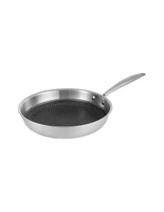Sarten Resto Antiadh. 26 cm Ancho 5.3 cm Alto Acero Inox Induccion Mango Ergonómico