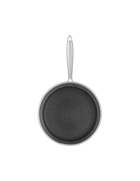 Sarten Resto Antiadh. 26 cm Ancho 5.3 cm Alto Acero Inox Induccion Mango Ergonómico
