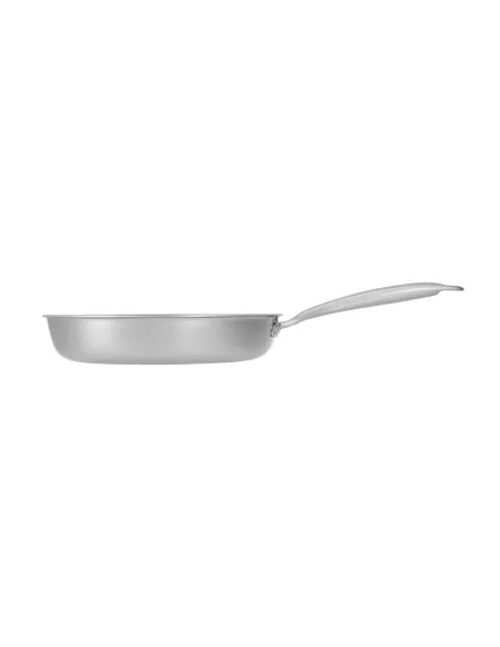 Sarten Resto Antiadh. 28 cm Ancho 5.5 cm Alto Acero Inox Induccion Mango Ergonómico