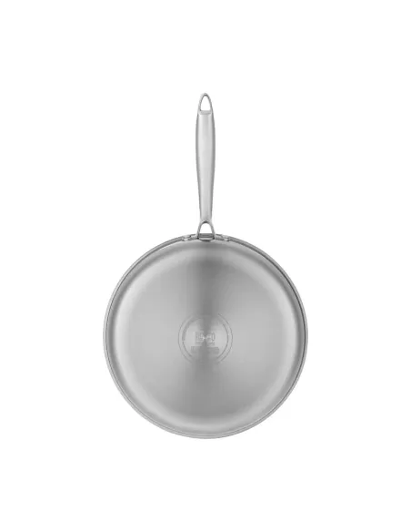 Sarten Resto Antiadh. 28 cm Ancho 5.5 cm Alto Acero Inox Induccion Mango Ergonómico