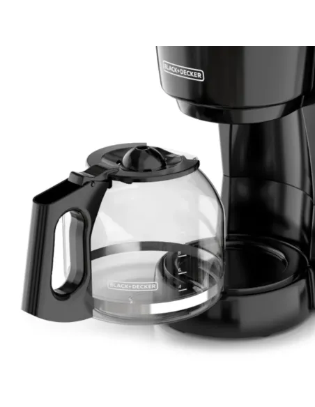 Cafetera Black Decker 12 Tazas - Función Vortex - Botón Encendido Y Apagado