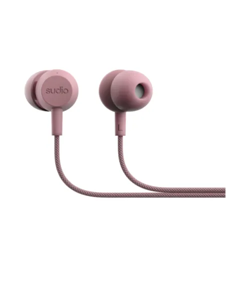 Audífonos Sudio V3 Alambrico Estilo Tapon USB-C-Microf. Integr. Rosado