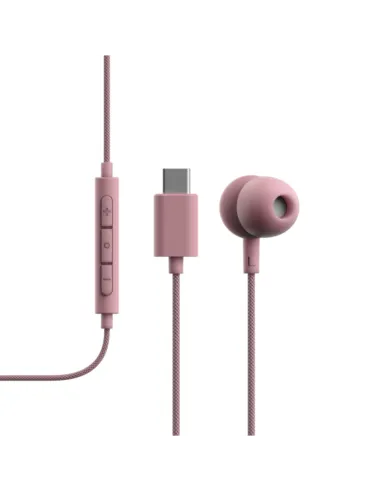 Audífonos Sudio V3 Alambrico Estilo Tapon USB-C-Microf. Integr. Rosado