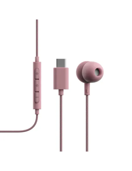 Audífonos Sudio V3 Alambrico Estilo Tapon USB-C-Microf. Integr. Rosado