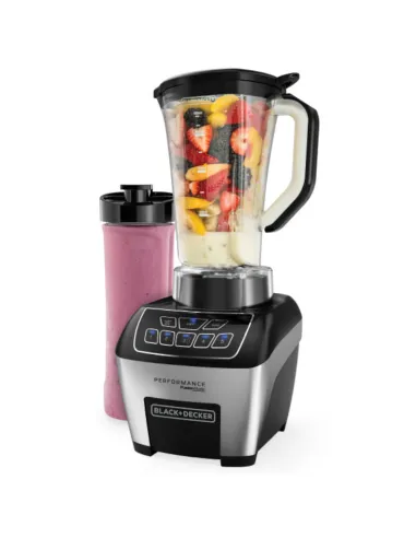 Licuadora Black Decker Digital Fusion Blade 1100 W 5 Funciones Jarra De Titran 1,9 L Vaso Personal 0,6 L