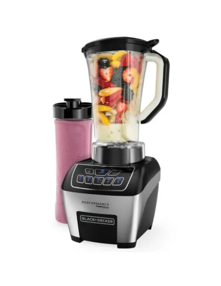 Licuadora Black Decker Digital Fusion Blade 1100 W 5 Funciones Jarra De Titran 1,9 L Vaso Personal 0,6 L
