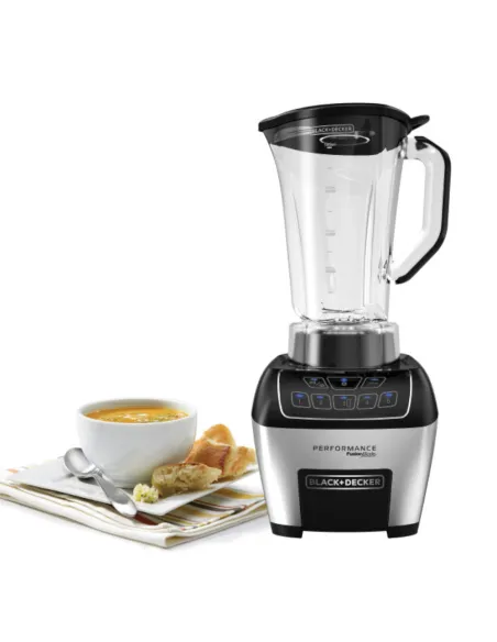 Licuadora Black Decker Digital Fusion Blade 1100 W 5 Funciones Jarra De Titran 1,9 L Vaso Personal 0,6 L