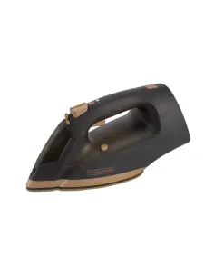 Plancha De Ropa Black Decker- 1200 W Liviana Cable Retráctil 3 Ajustes Tanque 320 ml Marrón Cobre 2
