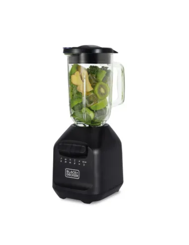 Licuadora Black Decker Ice Crush 8 Vel + Pulso 900 W Jarra Vidrio 1.25 L Negra