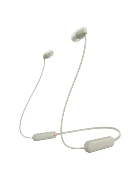 Audífonos Sony Inalámbrico 9 mm 20-20 kHz Microf. Integr. 25H Dur. Crema