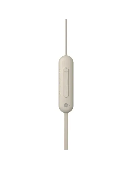 Audífonos Sony Inalámbrico 9 mm 20-20 kHz Microf. Integr. 25H Dur. Crema