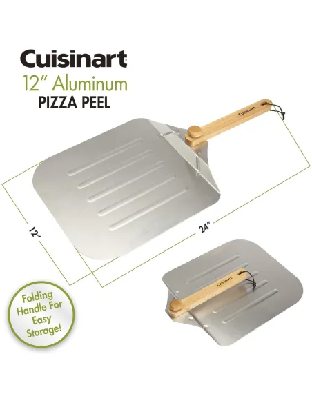 Pala De Pizza Cuisinart 12Pulg. Mango Madera-Aluminio