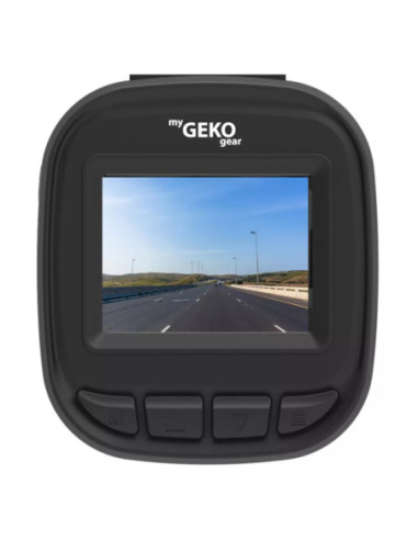 Cámara Para Auto Geko 1 5 Pulg Full Hd 132 1 5 Wi-Fi Espejo Punto Ciego Negro