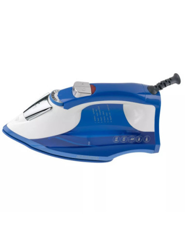 Plancha De Ropa Black Decker Light Easy 1200 W Suela Antiadherente Trueglide Smartsteam Blanco Azul