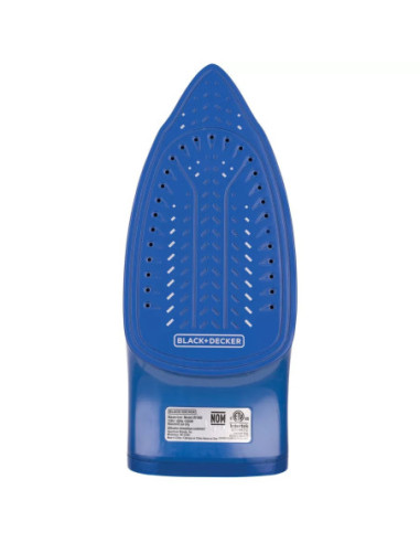 Plancha De Ropa Black Decker Light Easy 1200 W Suela Antiadherente Trueglide Smartsteam Blanco Azul