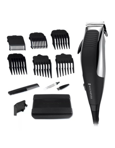 Cortadora De Cabello Remington 12 Pcs 110 V Negra